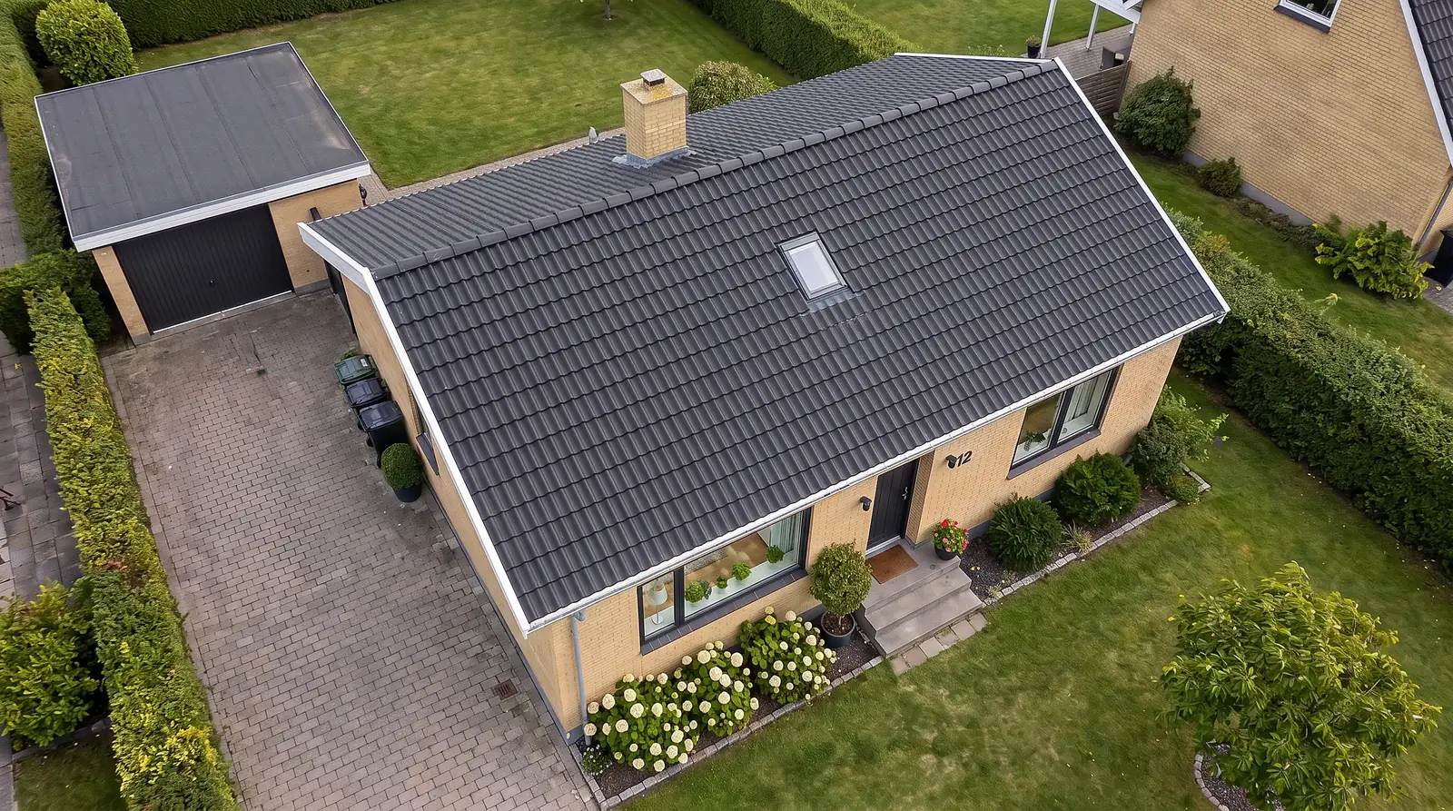 Før: nedrivning af hus